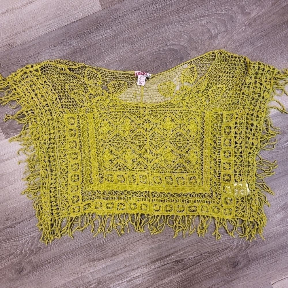 Bongo junior see through crop top size XL